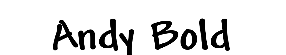 Andy Bold Font Download Free